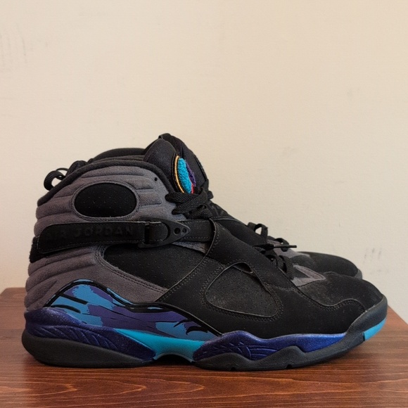 Nike Air Jordan 8 Retro Aqua VIII Sz 12